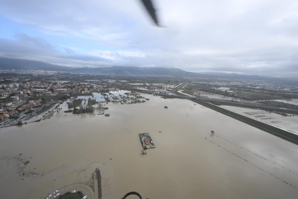 Nuova allerta arancione: evacuazioni a  Prato, Montale, Montemurlo